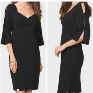 Ashley Graham Beyond Sweetheart Black Dress, Sz 6, 17" PTP, 38" L